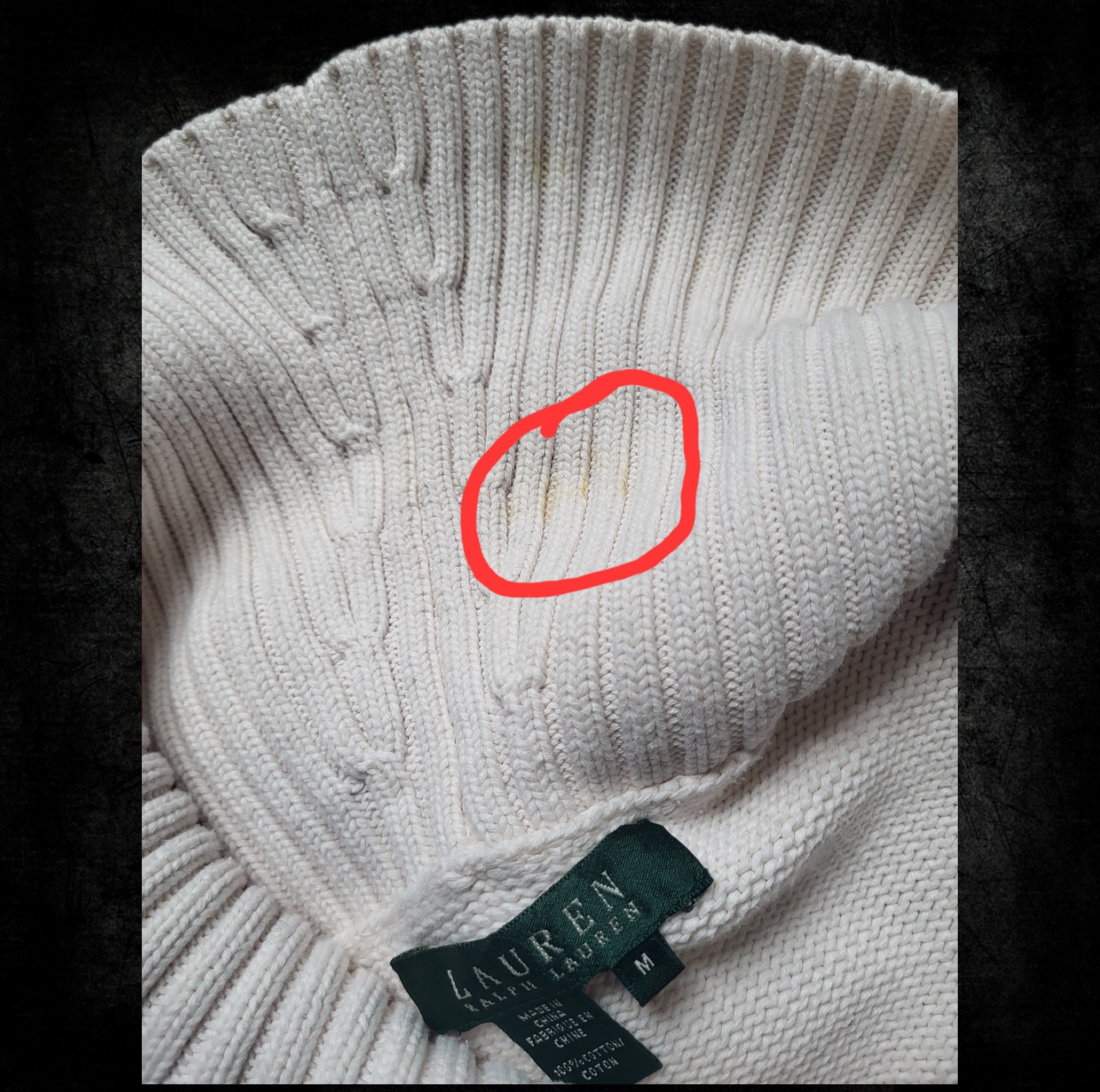 Cardigan Ralph Lauren femme – Taille M – Double boutonnage - Vintage