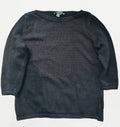 Pull femme Ralph Lauren – Noir – Taille M - Manches 3/4 - Vintage