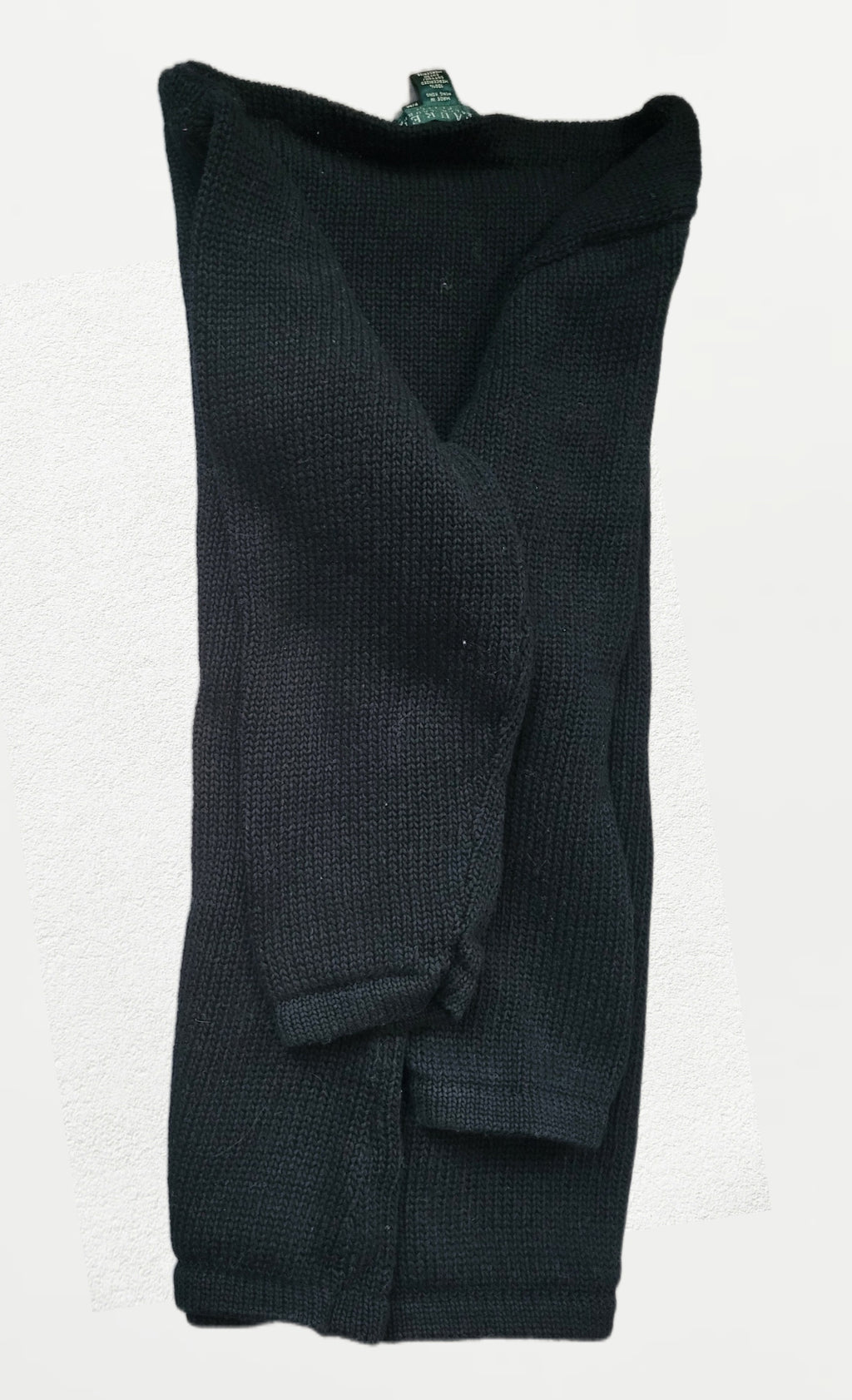 Pull femme Ralph Lauren – Noir – Taille M - Manches 3/4 - Vintage