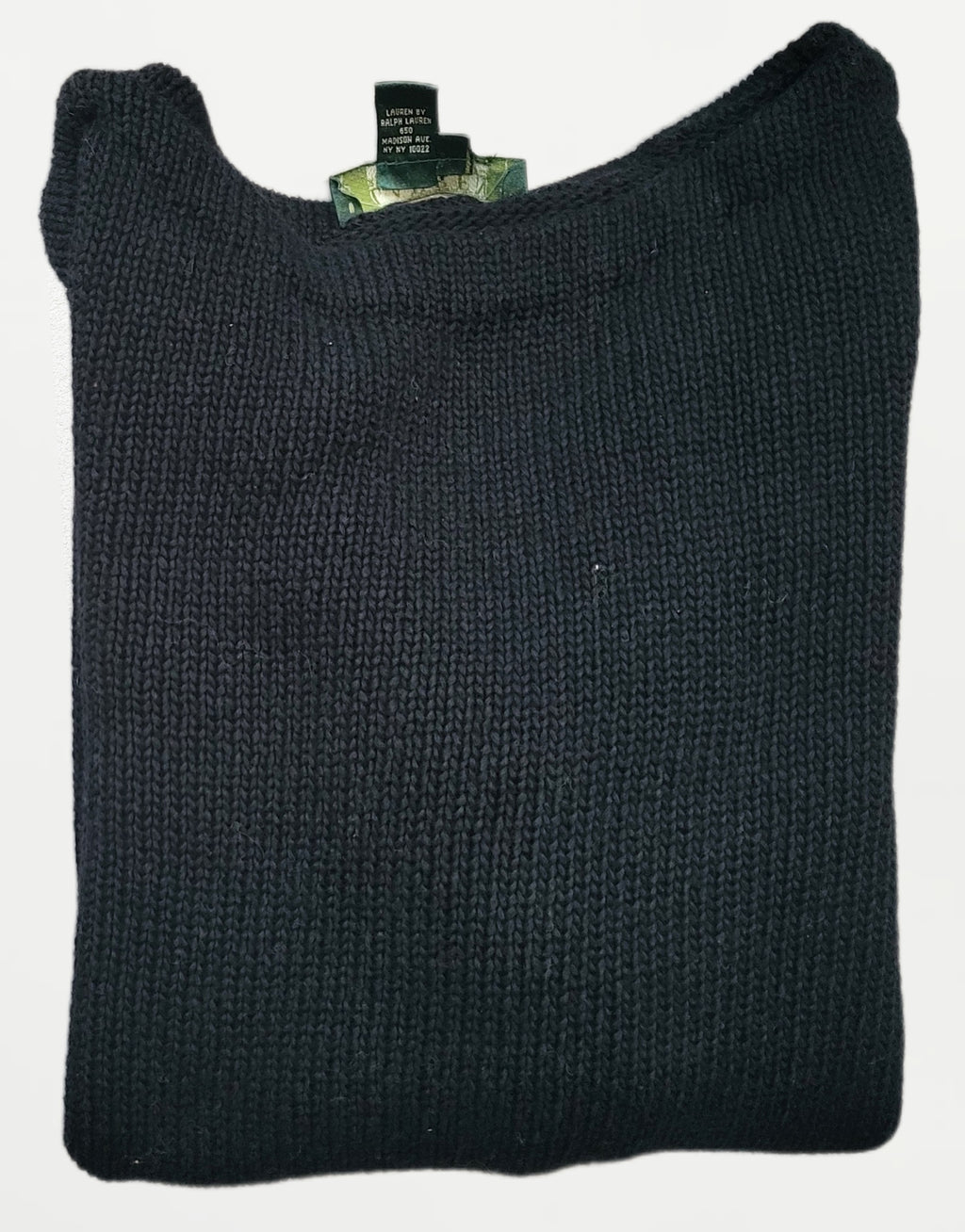 Pull femme Ralph Lauren – Noir – Taille M - Manches 3/4 - Vintage