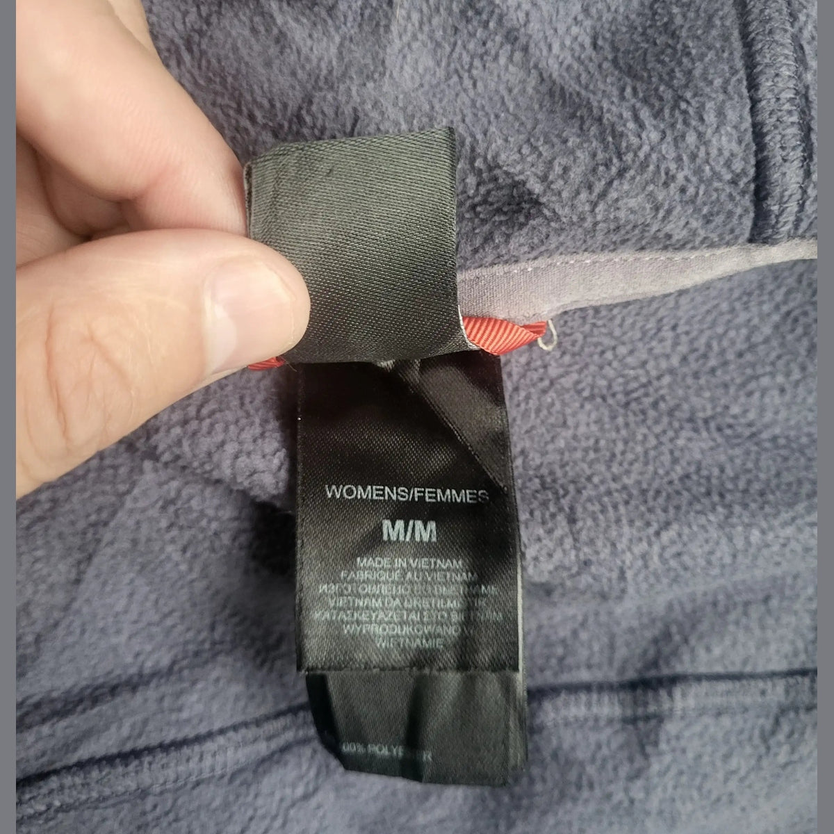 Veste polaire femme gris, taille M, marque non visible, Fripes Sélect