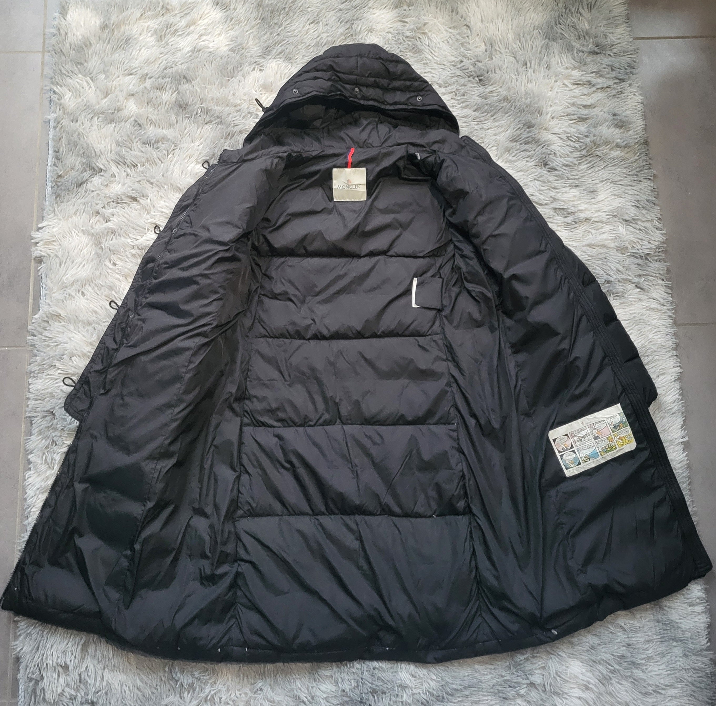 Doudoune Moncler Genevrier Khloe Femme – Taille 1 (S) – Noir – Duvet d'oie 90% – Luxe