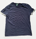 T-shirt maille femme Lauren Ralph Lauren – Bleu marine – Taille L - Vintage