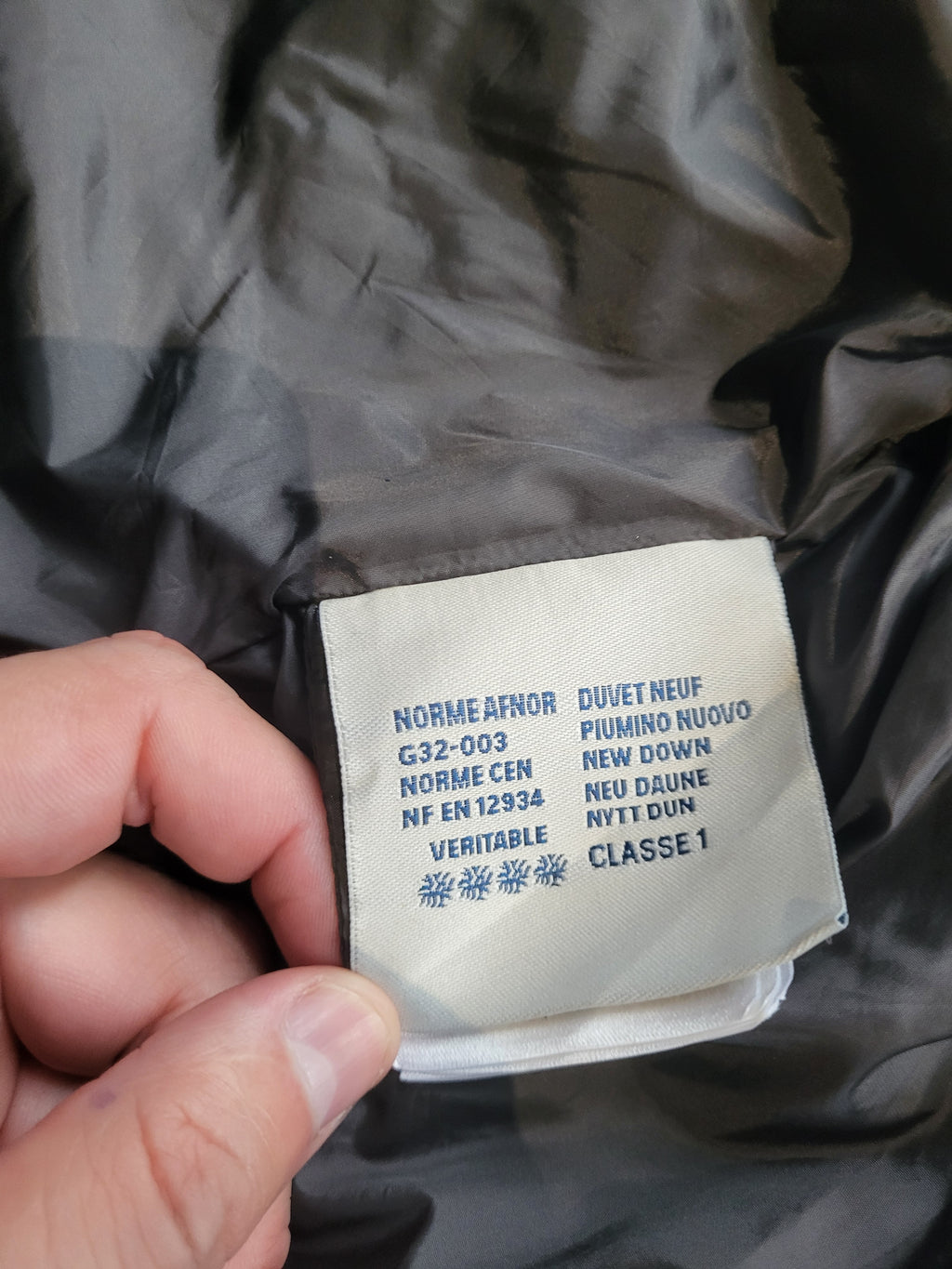 Doudoune Moncler Nantesfur Femme – Taille 2 (M) – Gris taupe – Duvet & Fourrure véritable – Vintage – Luxe