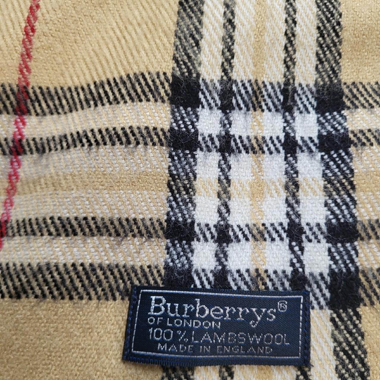 Écharpe Burberrys of London – Beige- Vintage Lambswool Nova Check