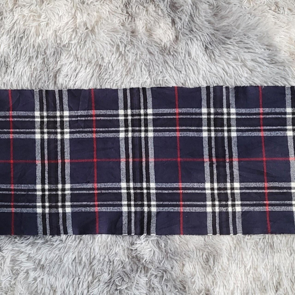 Écharpe Burberrys of London – Vintage Lambswool - noir et bleu marine