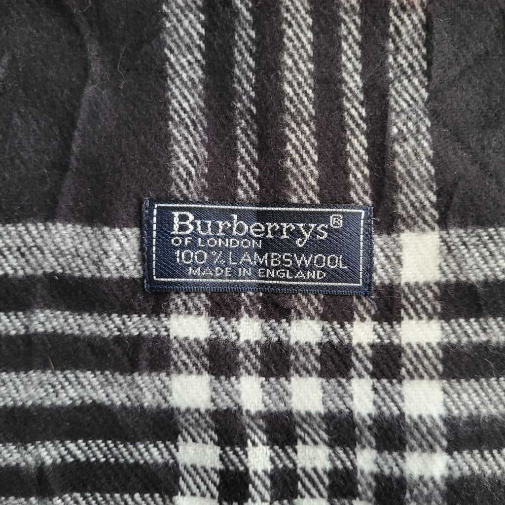 Magnifique écharpe Burberry vintage – 100 % laine d’agneau