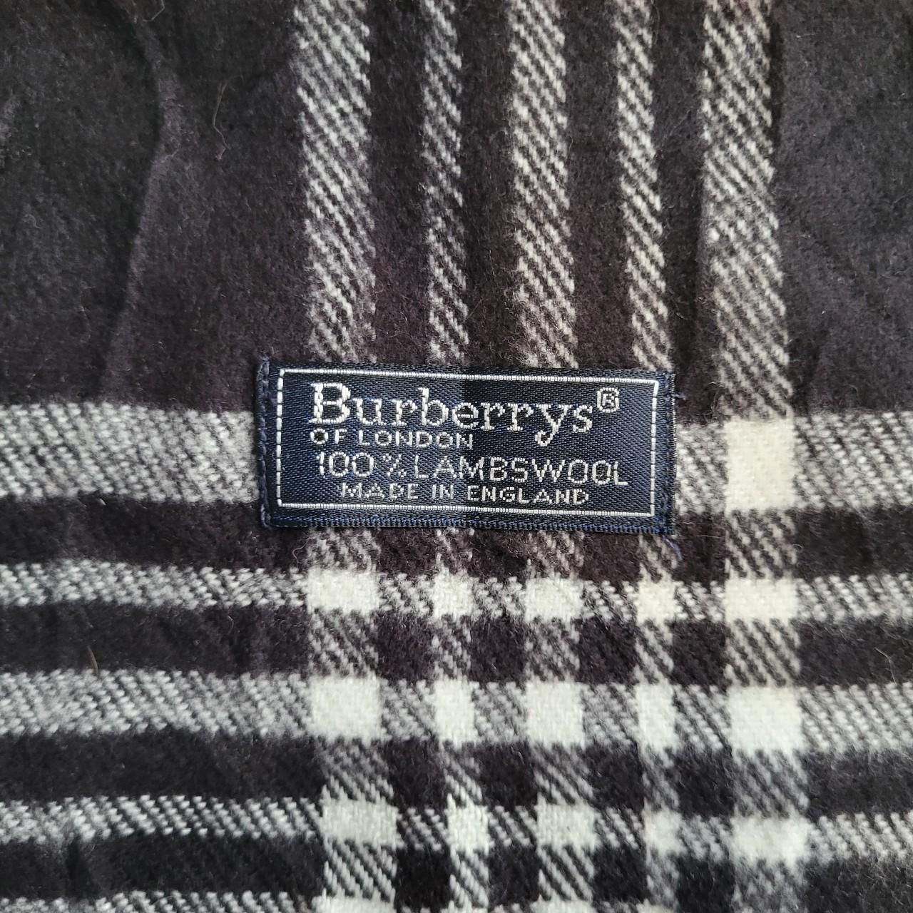 Magnifique écharpe Burberry vintage – 100 % laine d’agneau