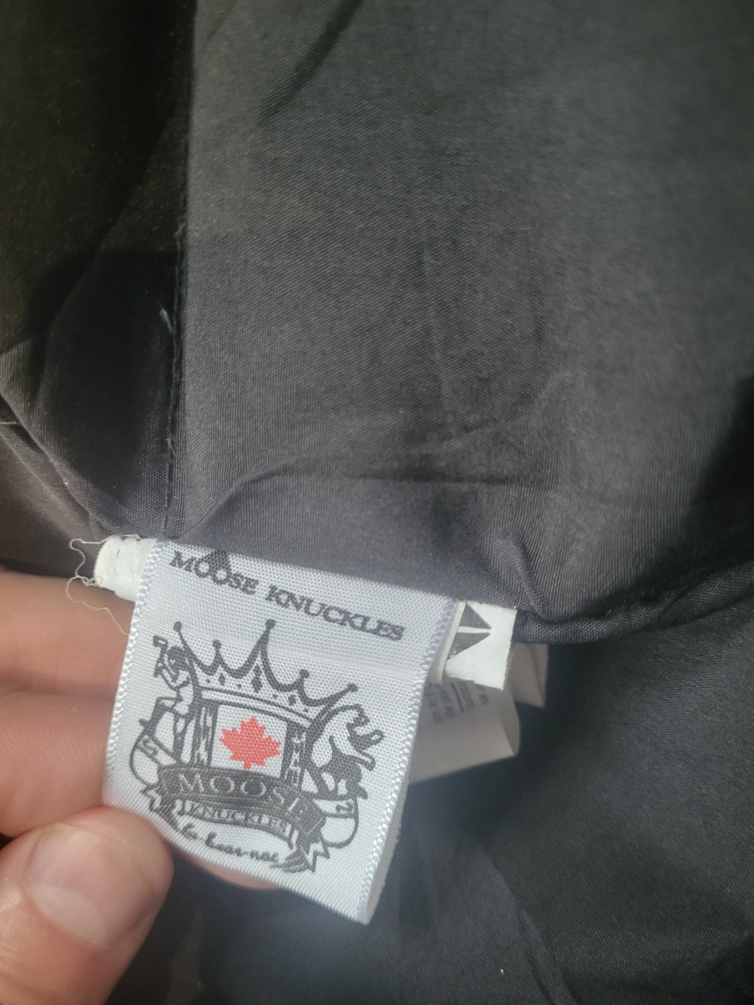 Parka Moose Knuckles Homme – Taille L – Noir – Duvet & Plumes - Haut de gamme