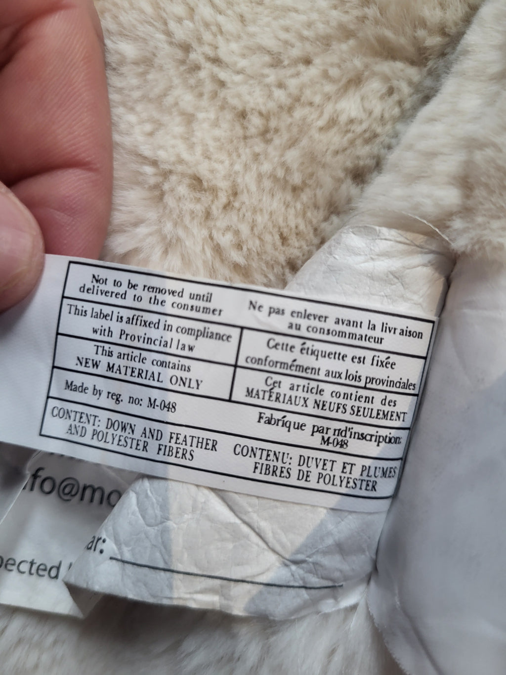 Parka Moose Knuckles Gold Series Stirling Homme – Taille M – Bleu marine / Noir – Duvet & Fourrure – Luxe