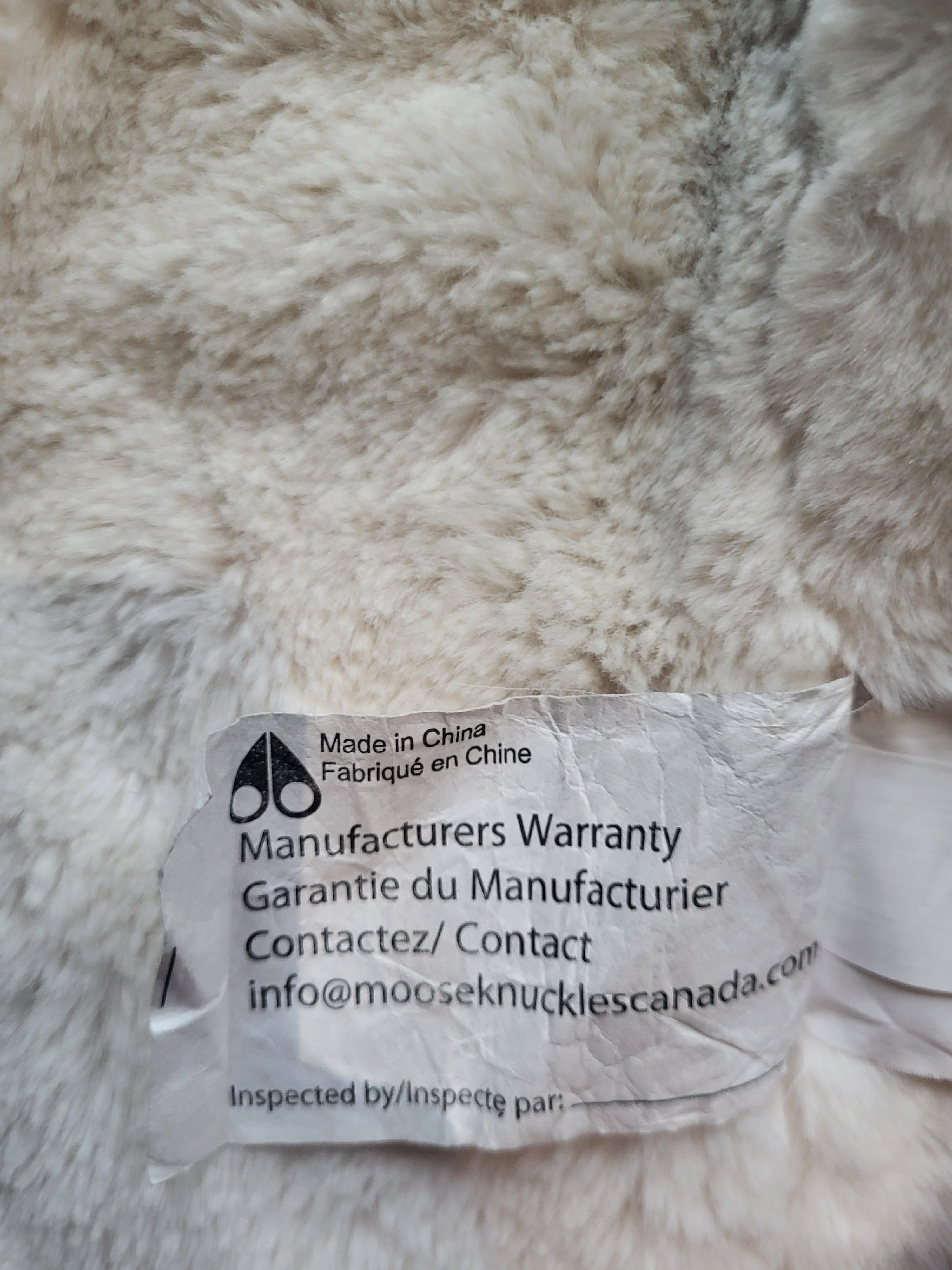 Parka Moose Knuckles Gold Series Stirling Homme – Taille M – Bleu marine / Noir – Duvet & Fourrure – Luxe