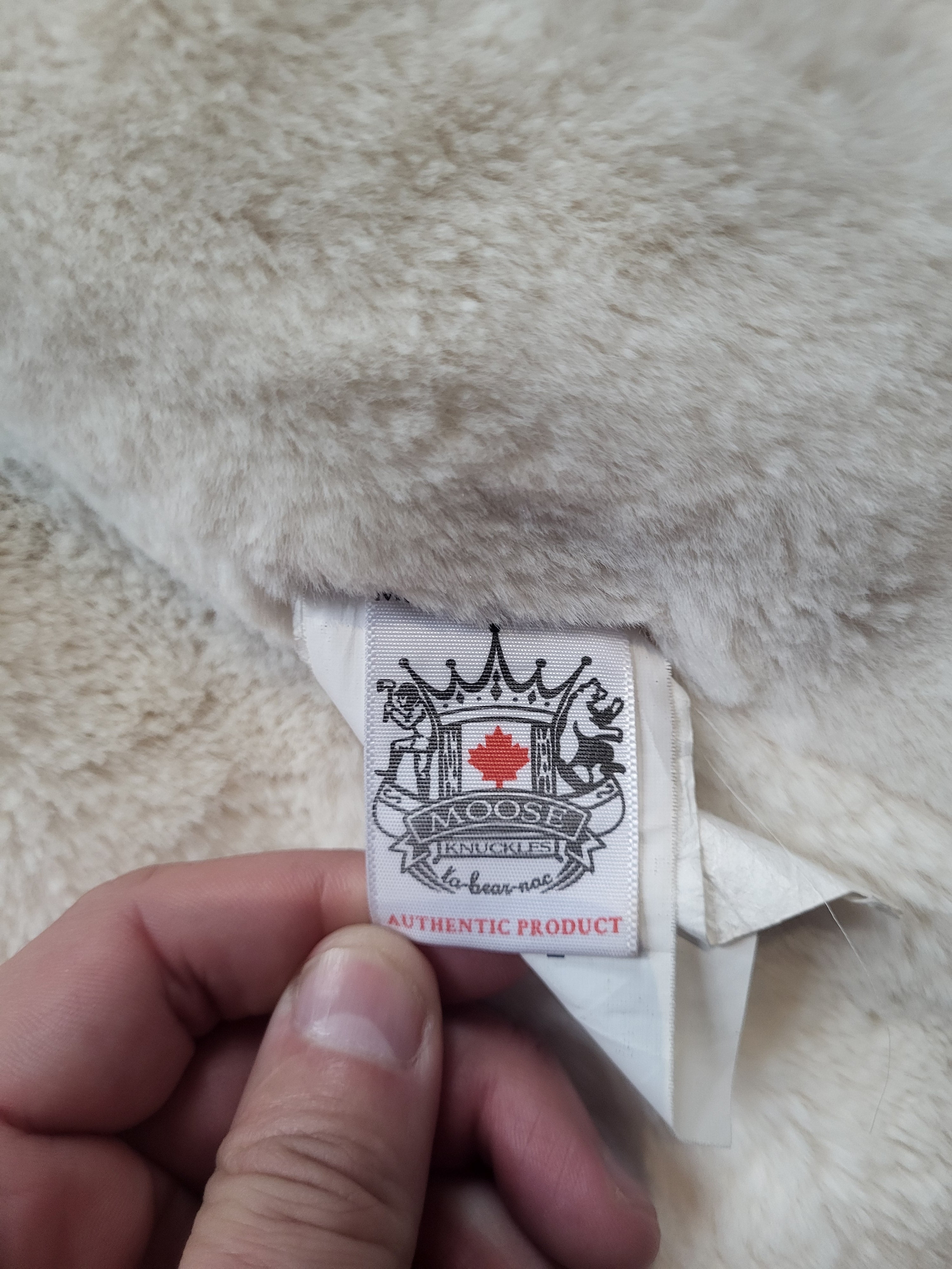 Parka Moose Knuckles Gold Series Stirling Homme – Taille M – Bleu marine / Noir – Duvet & Fourrure – Luxe