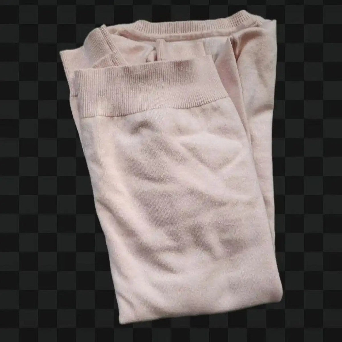 Pull femme Tommy Hilfiger rose crème taille XS, vêtement seconde main. Fripes Sélect