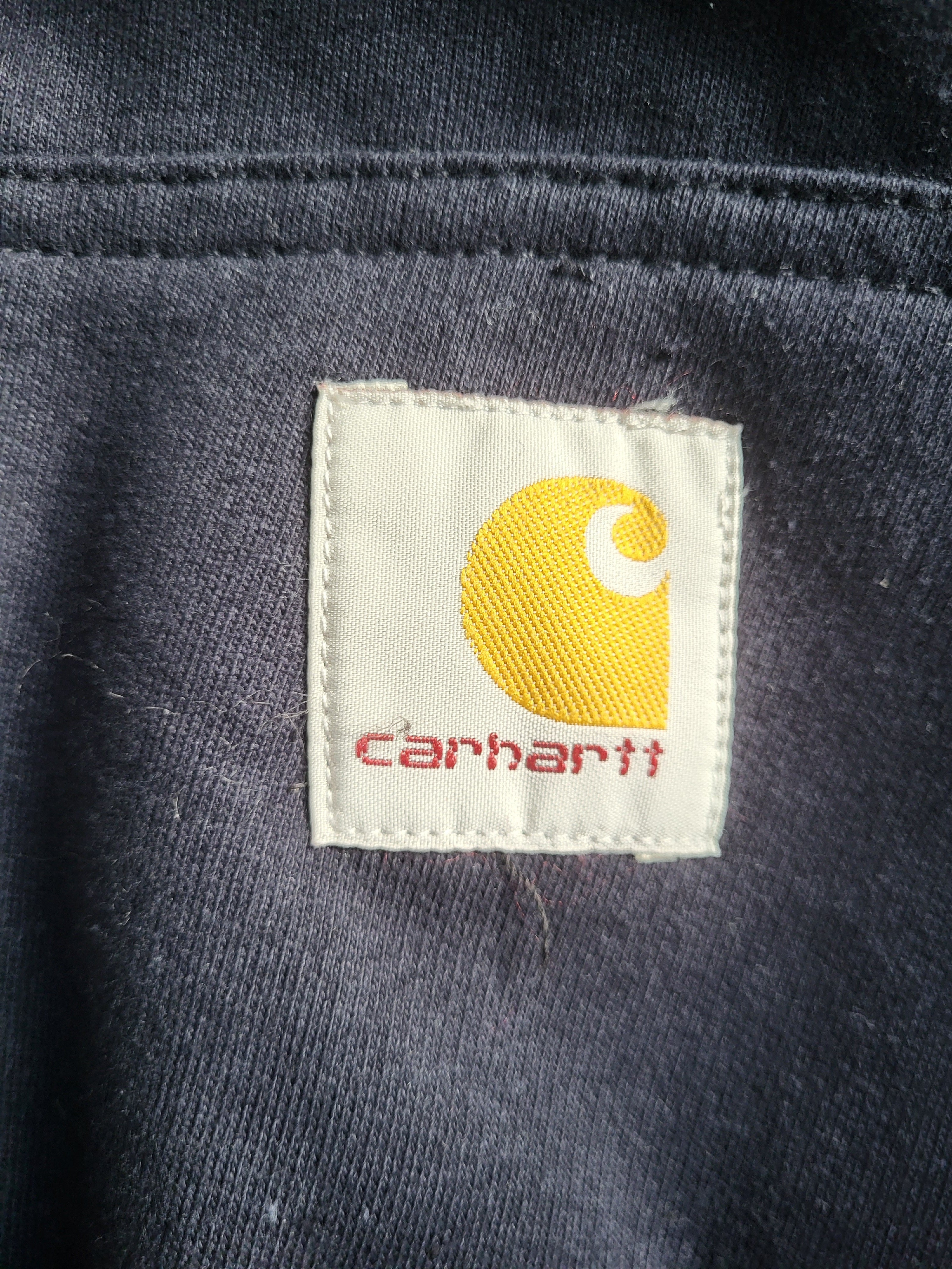 Sweat à Capuche Carhartt Rework Homme [NEUF] – Doublé Thermique - Bleu Marine – Taille L – Made in USA