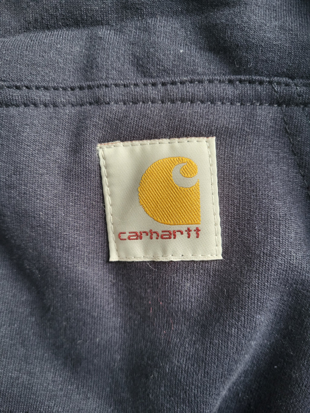 Sweat à Capuche Carhartt Rework Homme [NEUF] – Doublé Thermique - Bleu Marine – Taille S – Made in USA