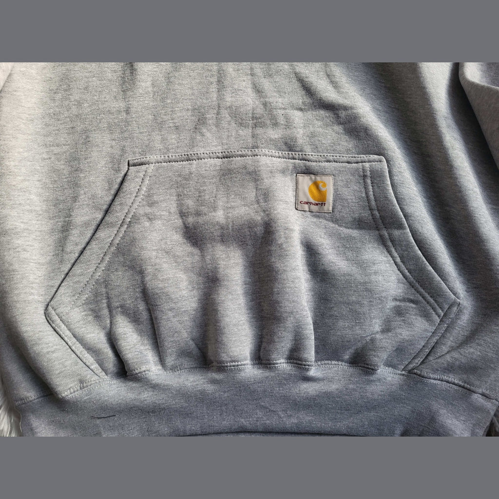 Sweat gris Carhartt taille L avec poche kangourou, Fripes Sélect