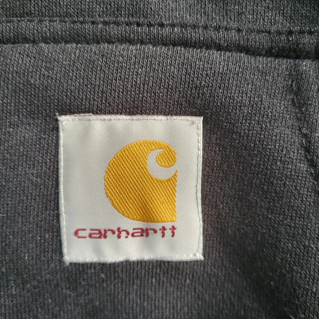 Sweat à Capuche Carhartt Rework – Doublé Thermique - Noir – Taille XL – Made in USA