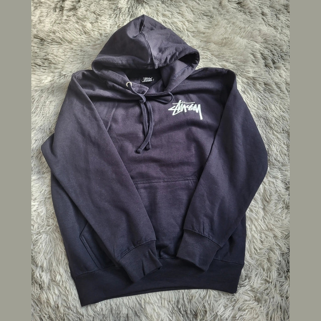 Hoodie Stüssy Rework Homme - Design Iconique - Taille S - Bleu