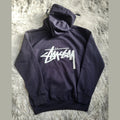 Hoodie Stüssy Rework Homme - Design Iconique - Taille S - Bleu