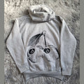 Hoodie Stüssy Rework Homme - Design Iconique - Taille M - Gris chiné