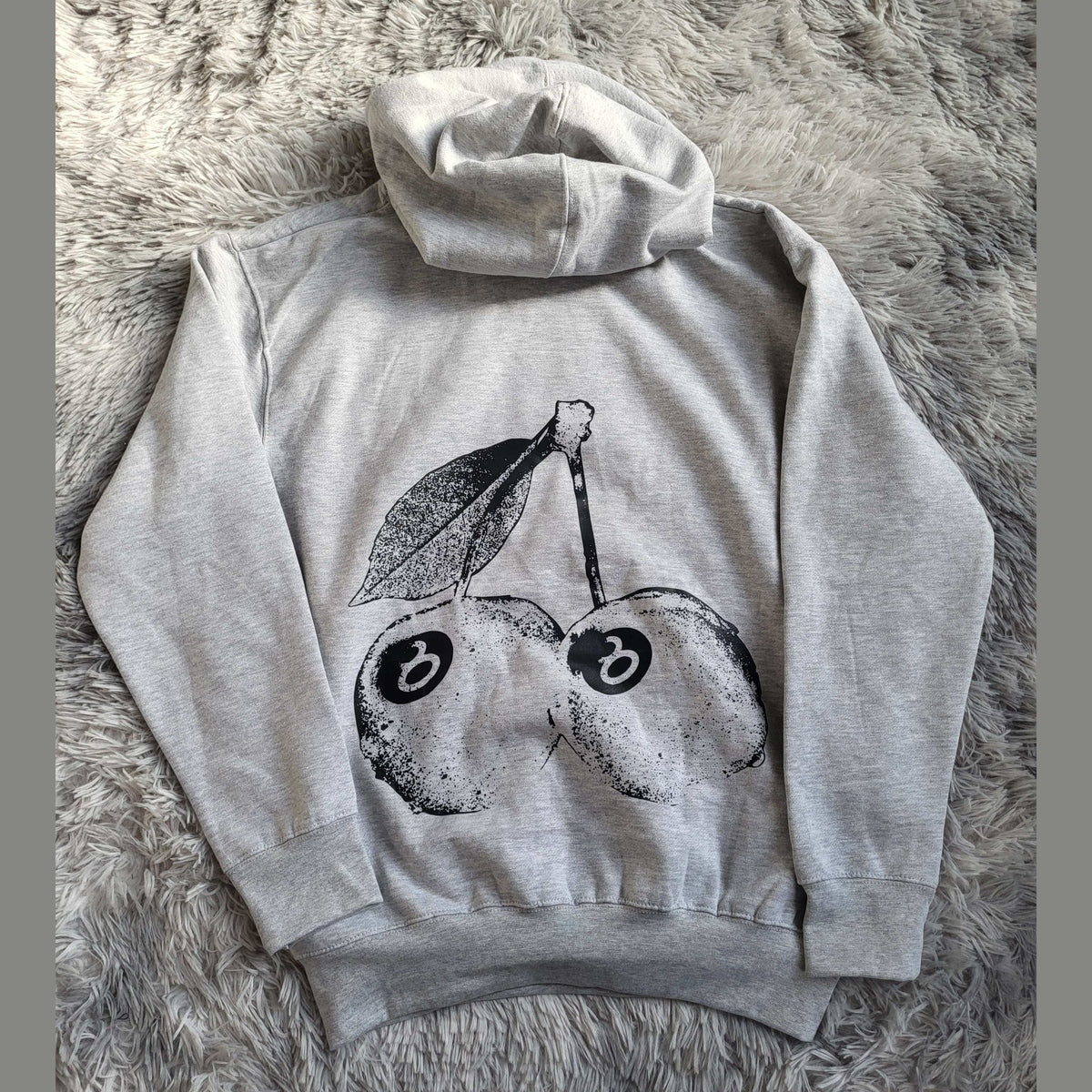 Hoodie Stüssy Rework Homme - Design Iconique - Taille M - Gris chiné