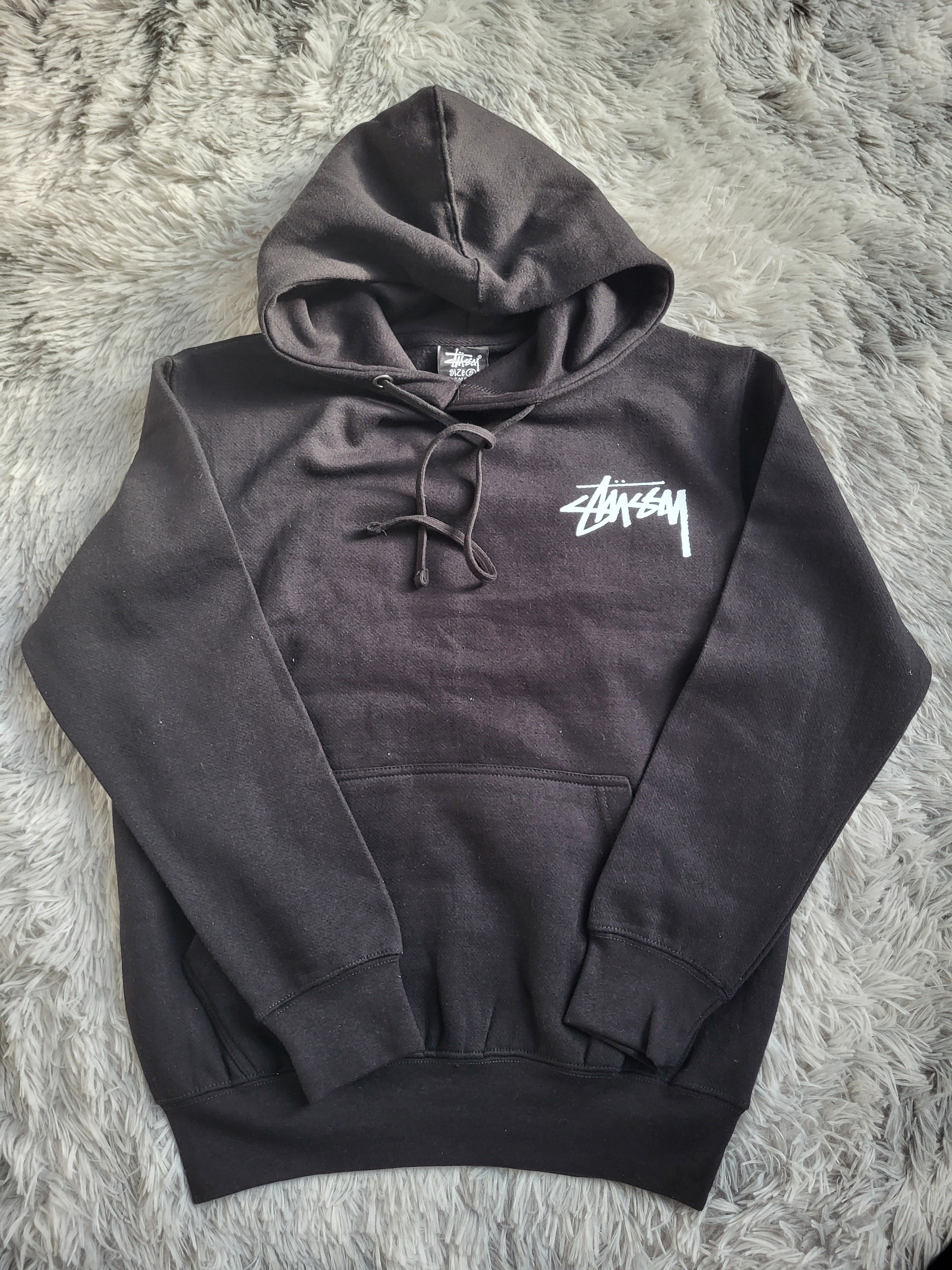 Hoodie Stüssy Rework Homme [NEUF] - Design Iconique - Taille S - Noir