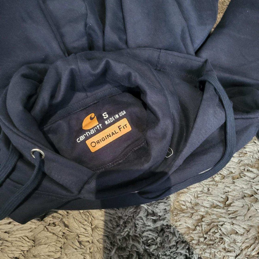 Sweat à capuche Carhartt bleu marine taille S pour homme Fripes Sélect