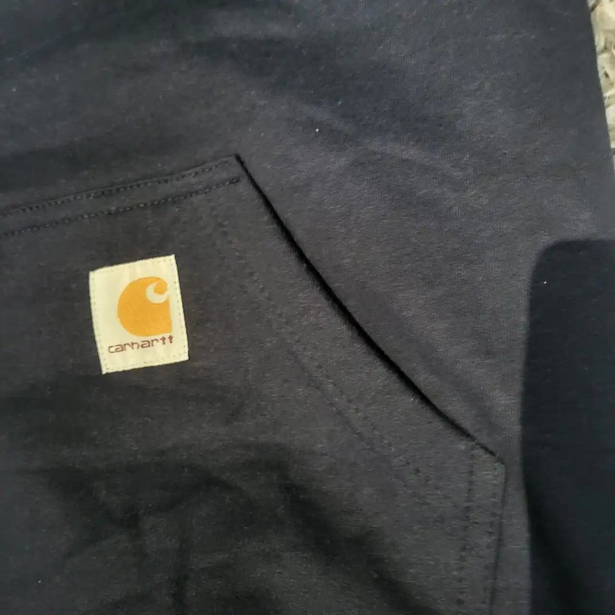 Sweat à capuche Carhartt bleu marine taille S pour homme, Fripes Sélect