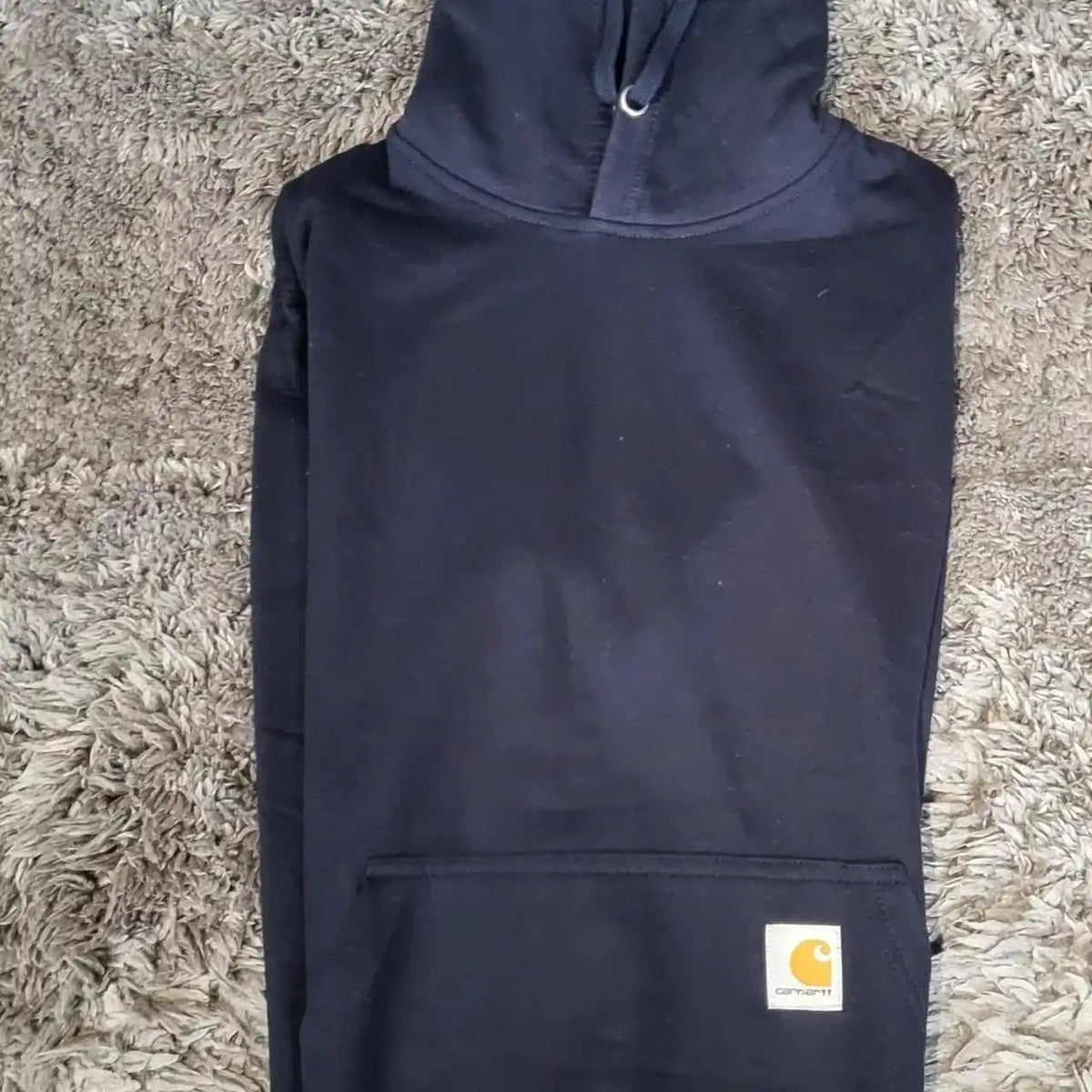 Sweat à capuche Carhartt bleu marine pour homme, taille S. Fripes Sélect