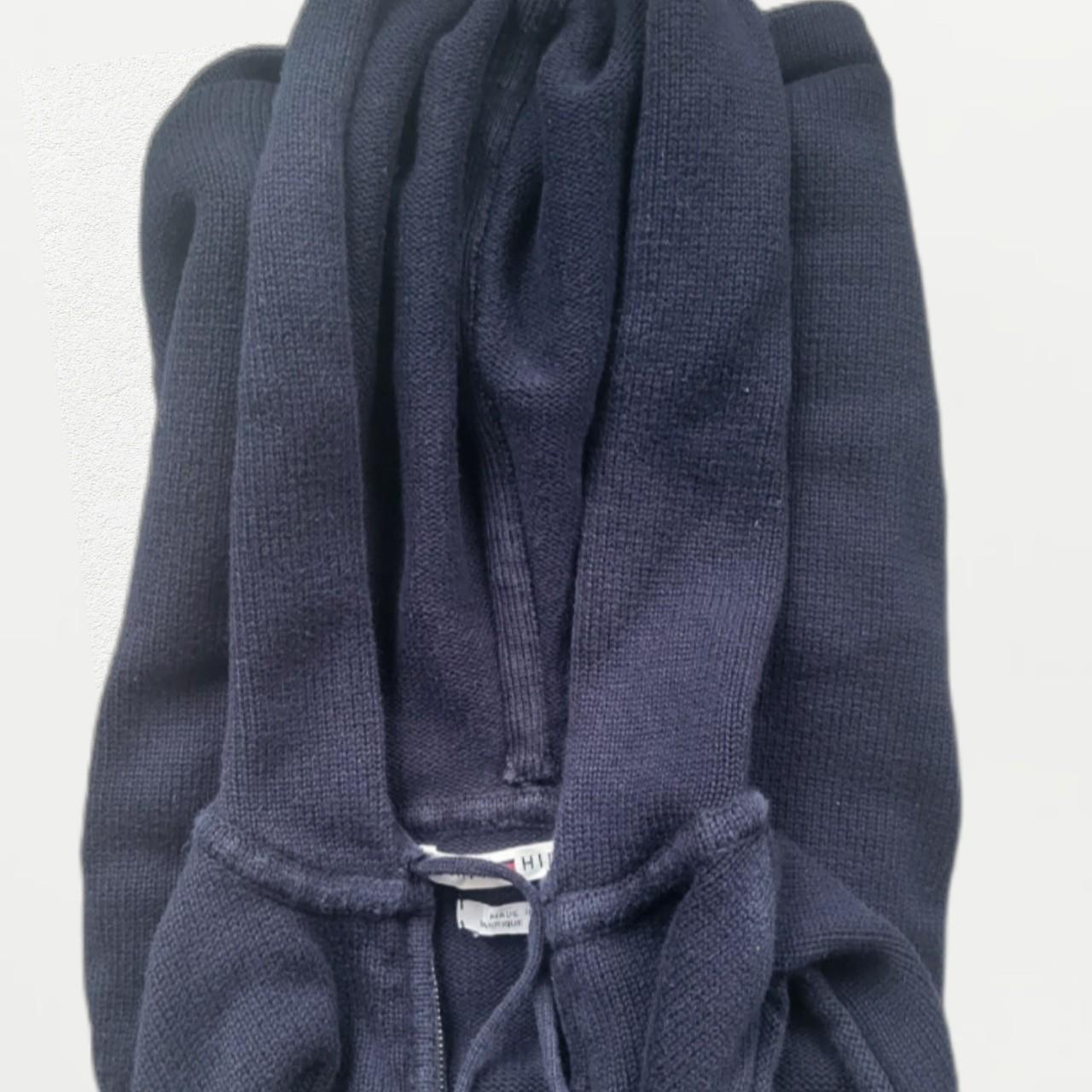 Gilet à capuche zippé sans manches - Tommy Hilfiger femme –  Taille M - Bleu marine - Vintage