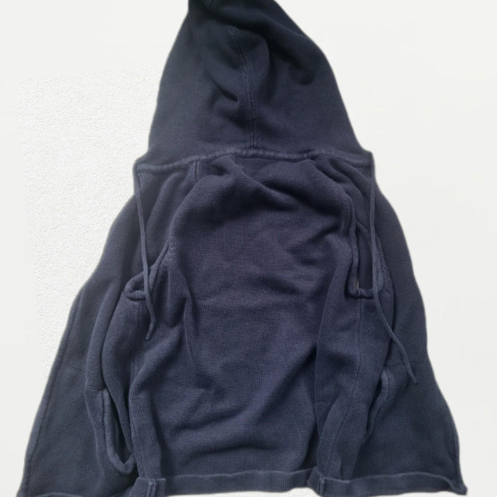 Gilet à capuche zippé sans manches - Tommy Hilfiger femme –  Taille M - Bleu marine - Vintage