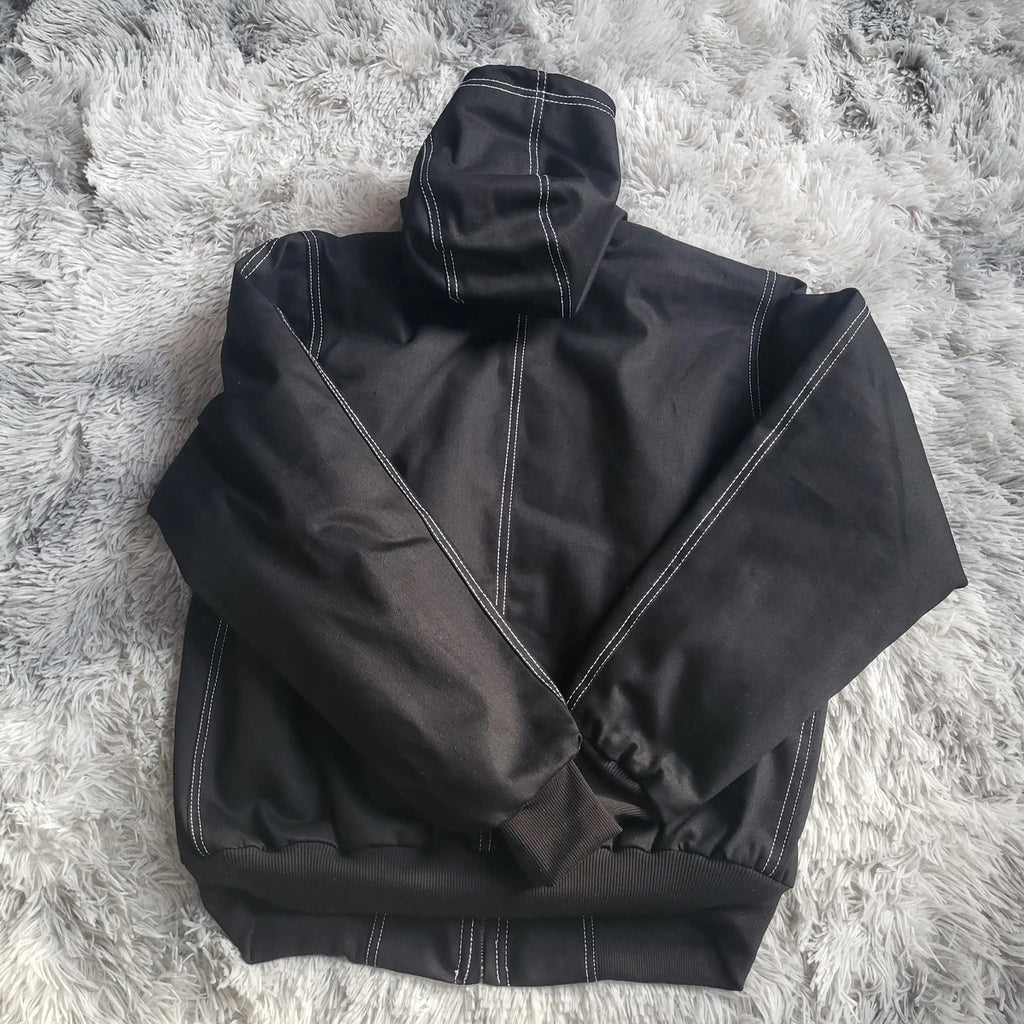 Veste Carhartt Active Jacket Rework Homme - Surpiqûres Blanches - Made in USA