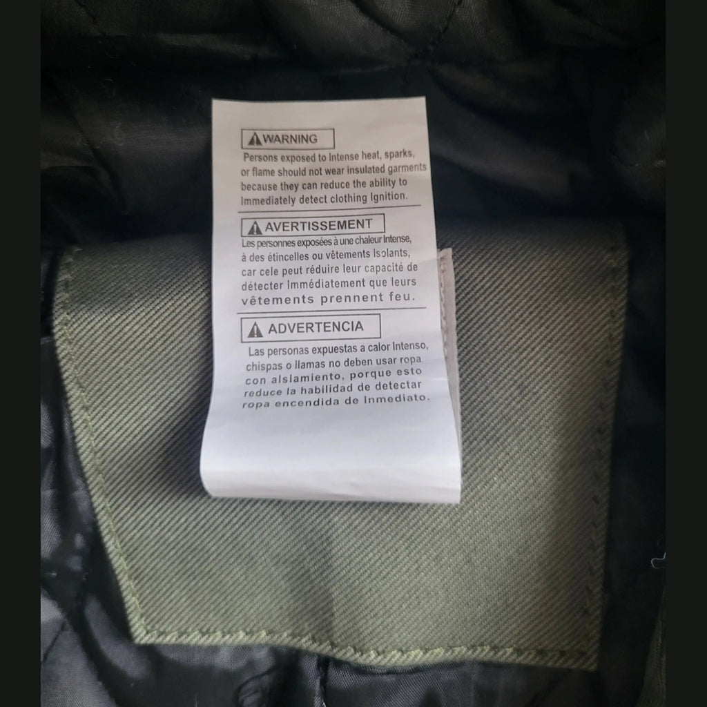 Veste Carhartt kaki taille M visible, étiquette intérieure, Fripes Sélect