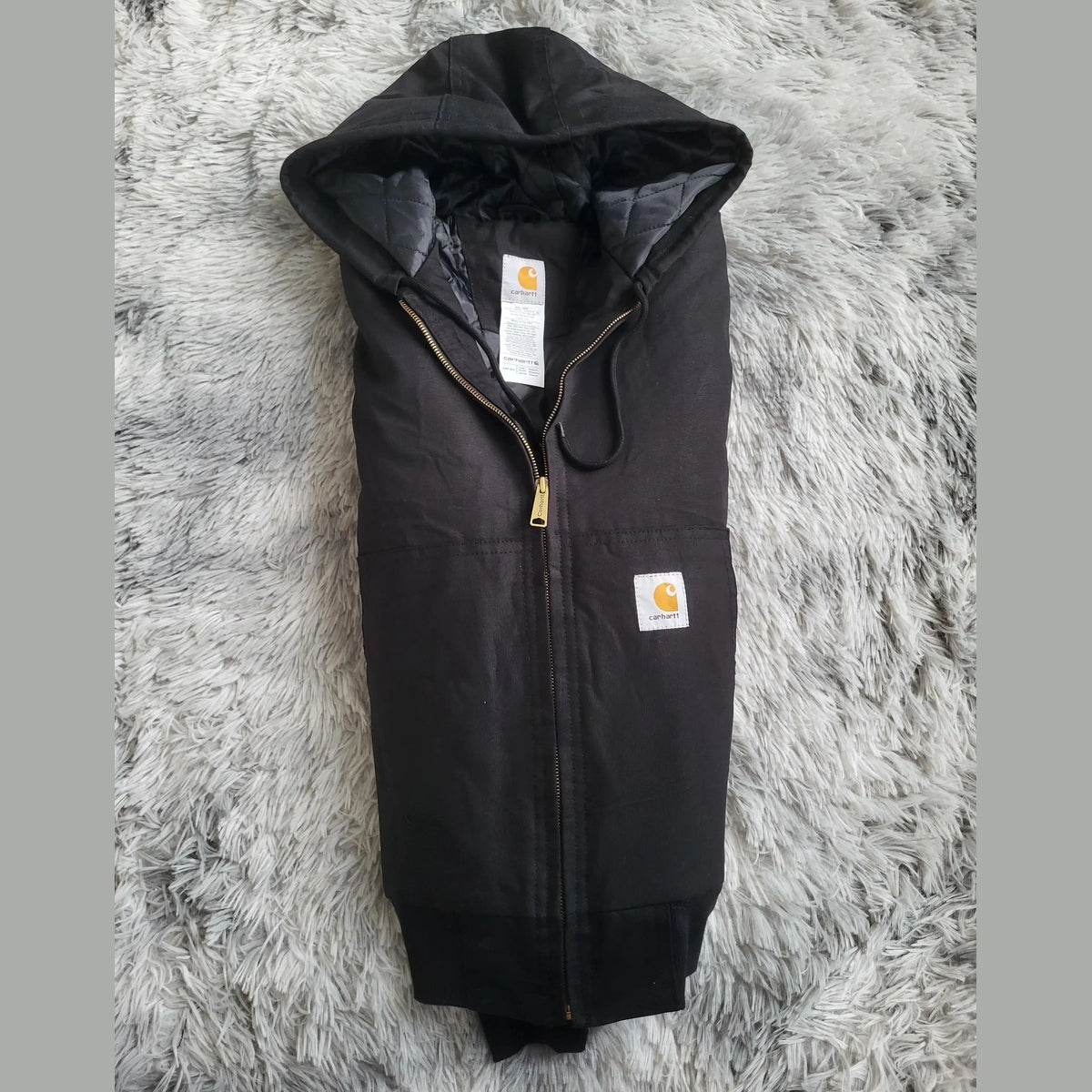 Veste à capuche Carhartt noire taille L, vêtement d'extérieur, Fripes Sélect