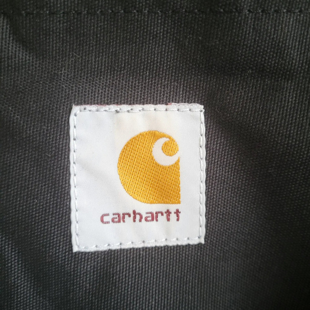 Veste Carhartt noire, taille L, logo visible, Fripes Sélect