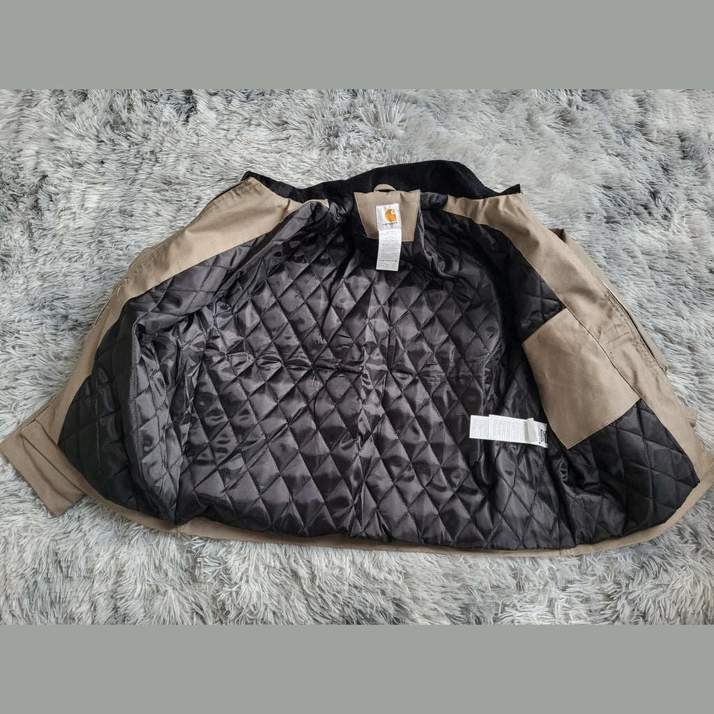 Veste Carhartt Rework Homme - Beige - Taille M - Made in USA