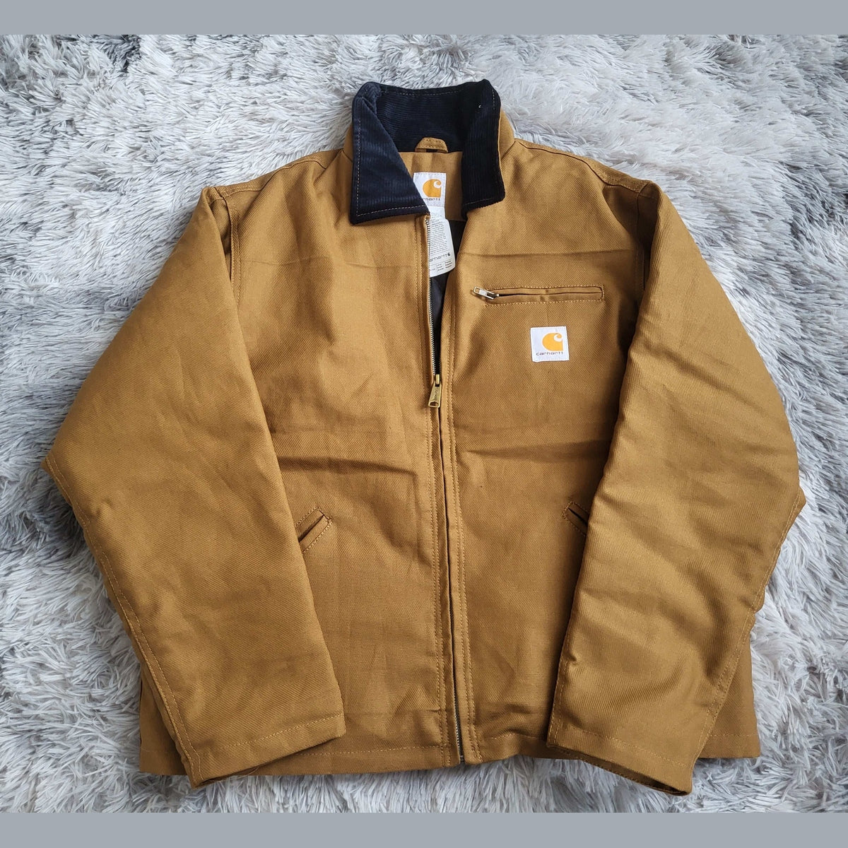 Veste Carhartt Rework Homme - Marron - Taille L - Made in USA