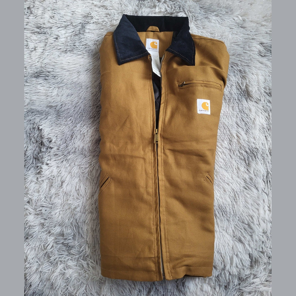 Veste Carhartt Rework Homme - Marron - Taille L - Made in USA