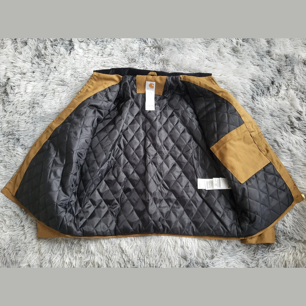 Veste Carhartt Rework Homme - Marron - Taille L - Made in USA