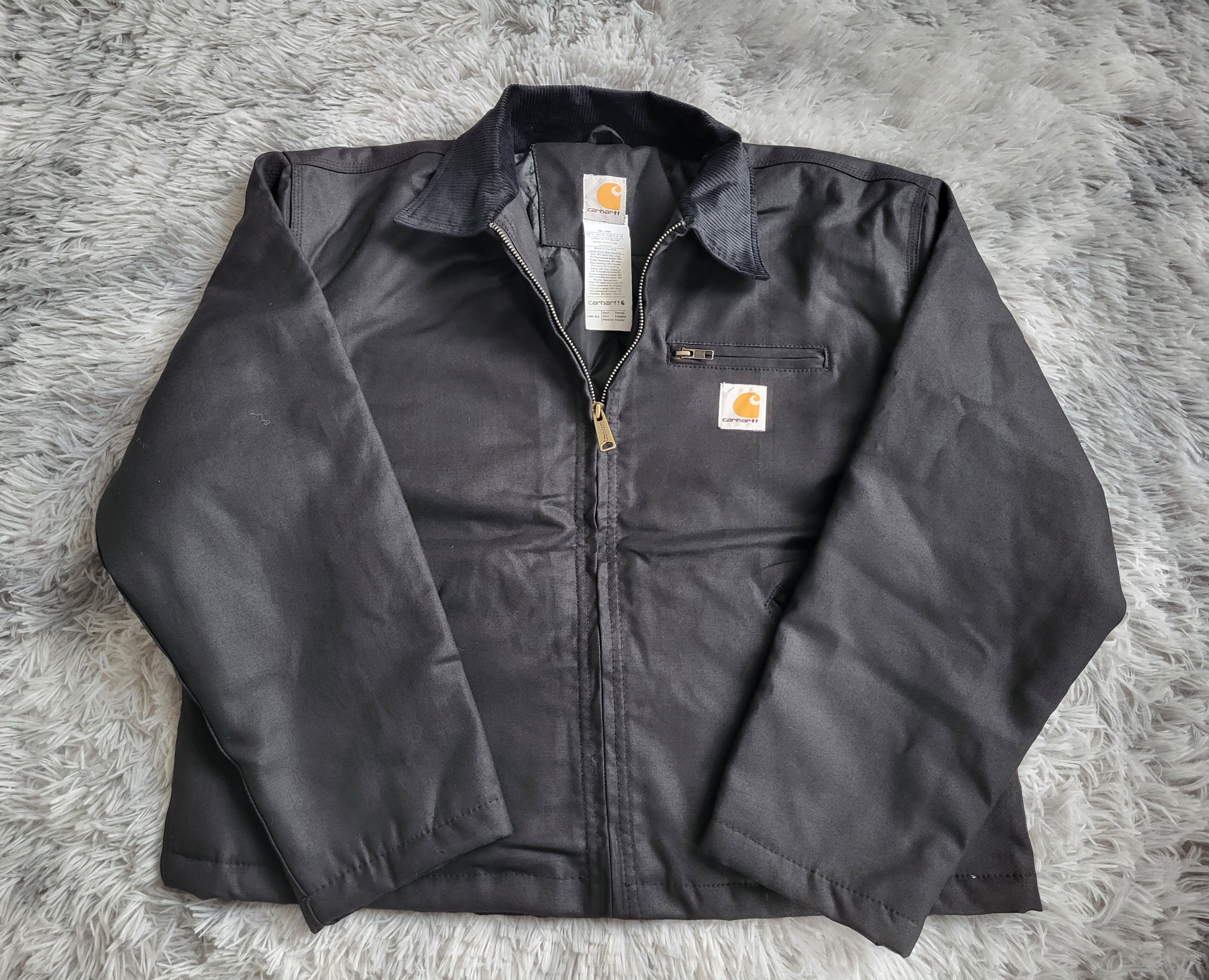 Veste Carhartt Rework Homme - Noir - Taille S - État Neuf - Made in USA