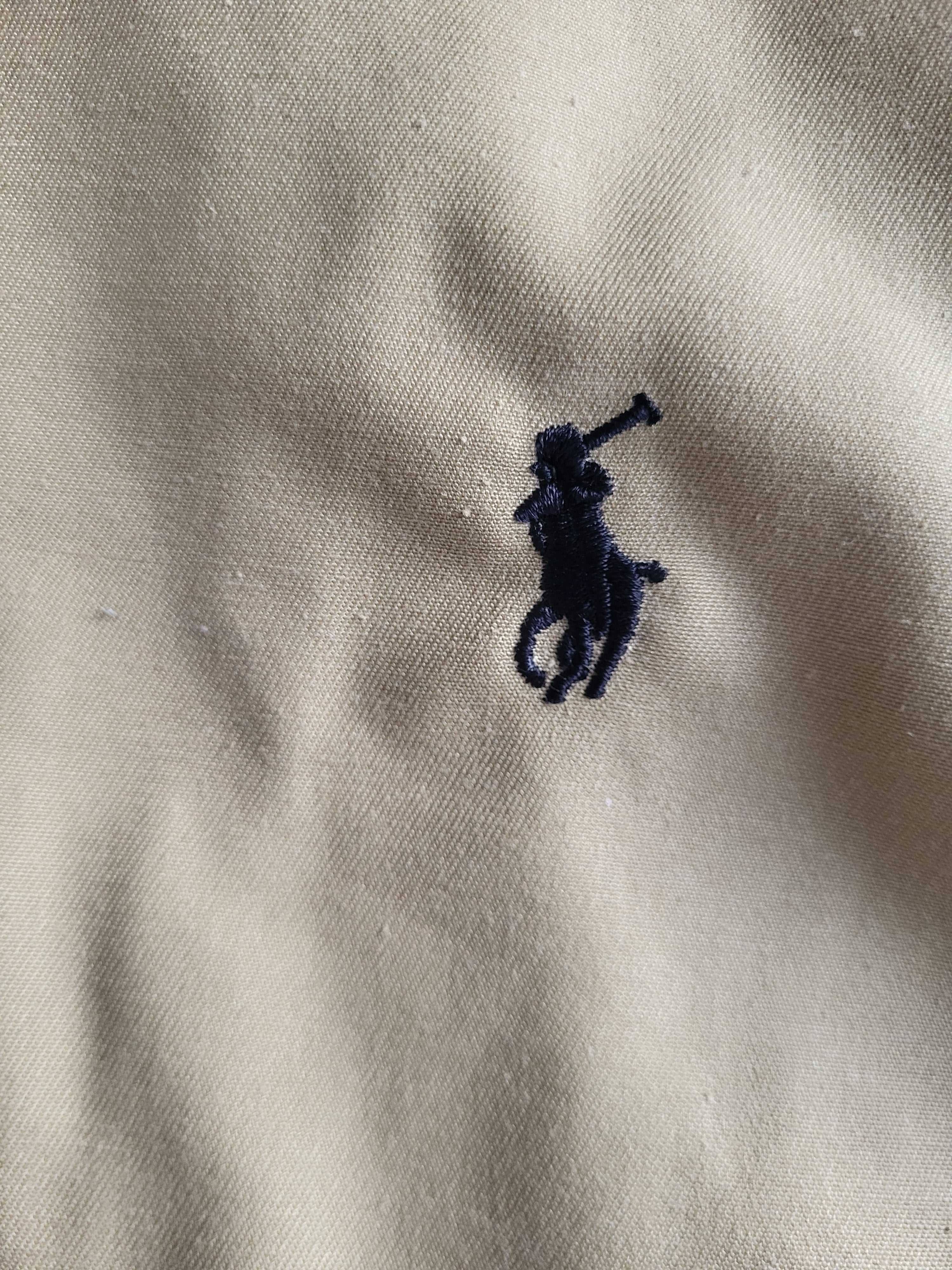 Veste Harrington Polo Ralph Lauren Homme - Beige Sablé- Coton Premium - Taille M - Neuf