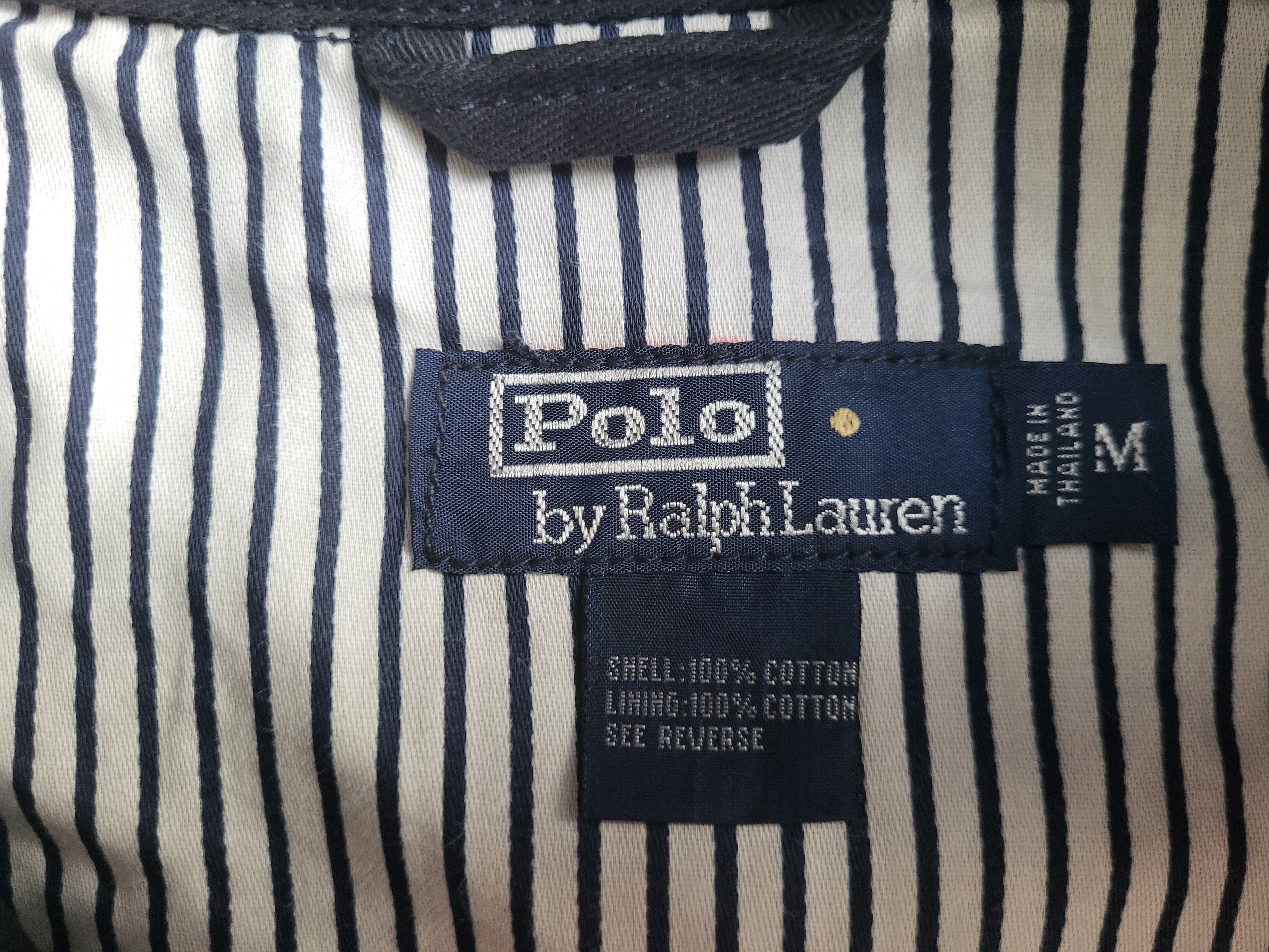 Veste Harrington Polo Ralph Lauren Homme - Bleu marine foncé - Coton Premium - Taille M - Neuf