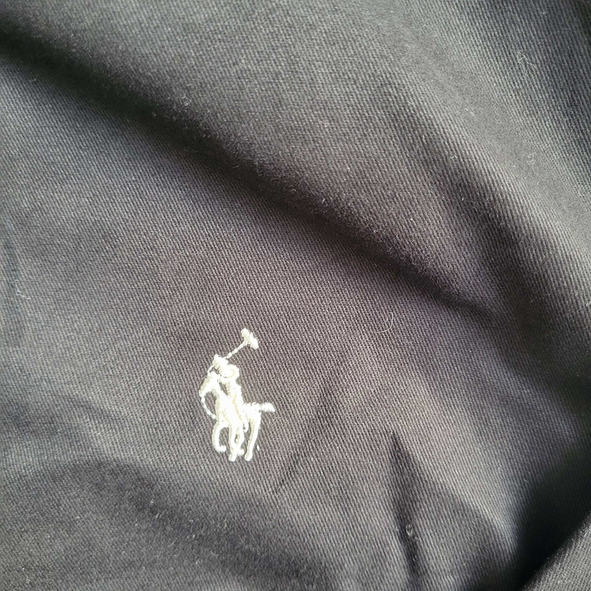 Veste noire Ralph Lauren, logo visible, taille M. Fripes Sélect