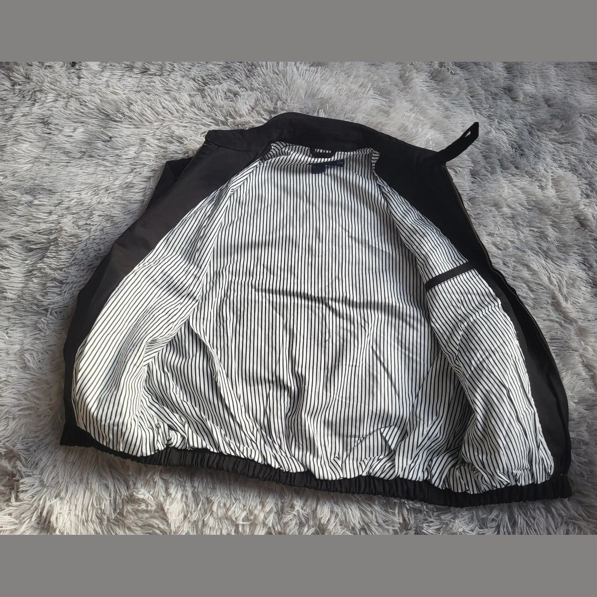 Veste Harrington Polo Ralph Lauren Homme - Noir - Coton Premium - Taille M 