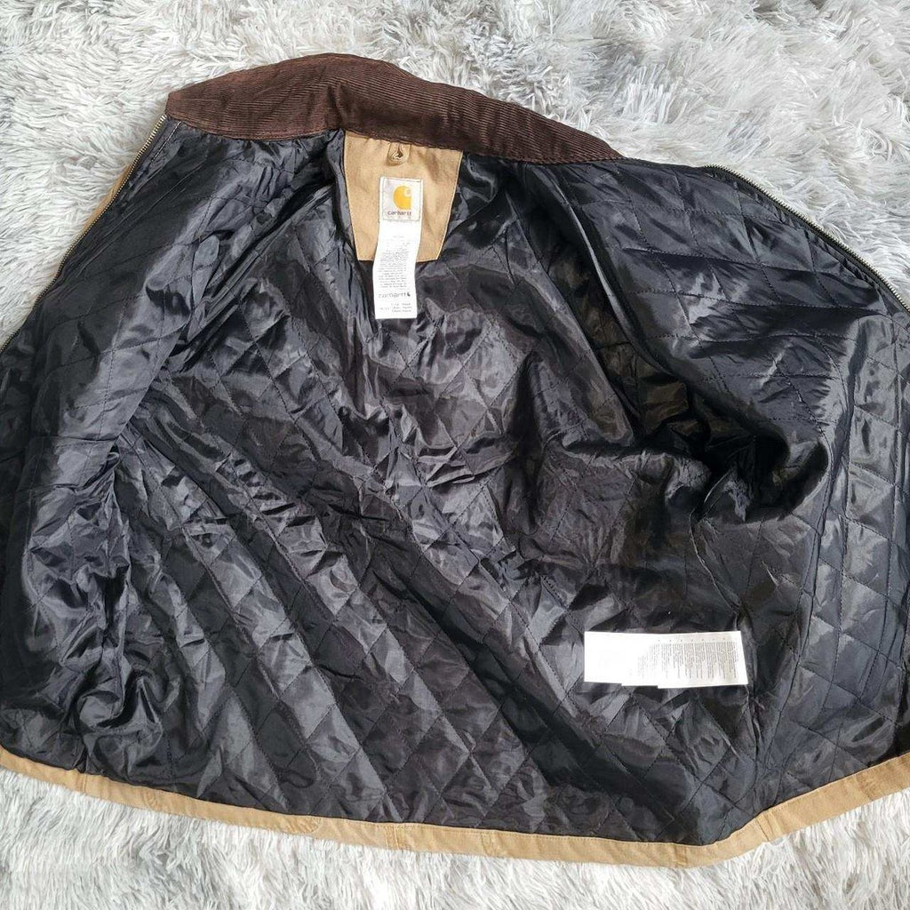 Veste Carhartt Detroit Rework marron/beige -  Taille XL