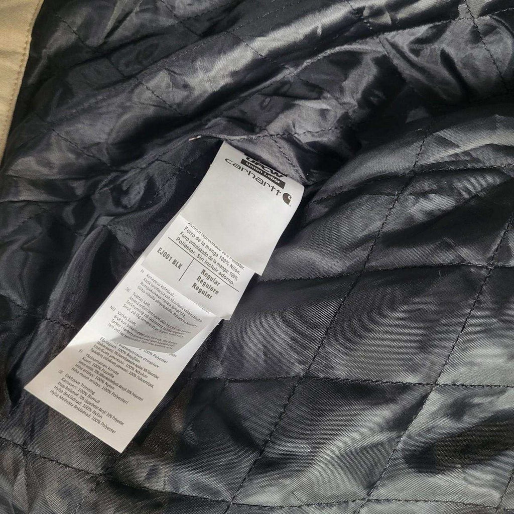 Veste Carhartt, beige, taille M, étiquette visible, Fripes Sélect
