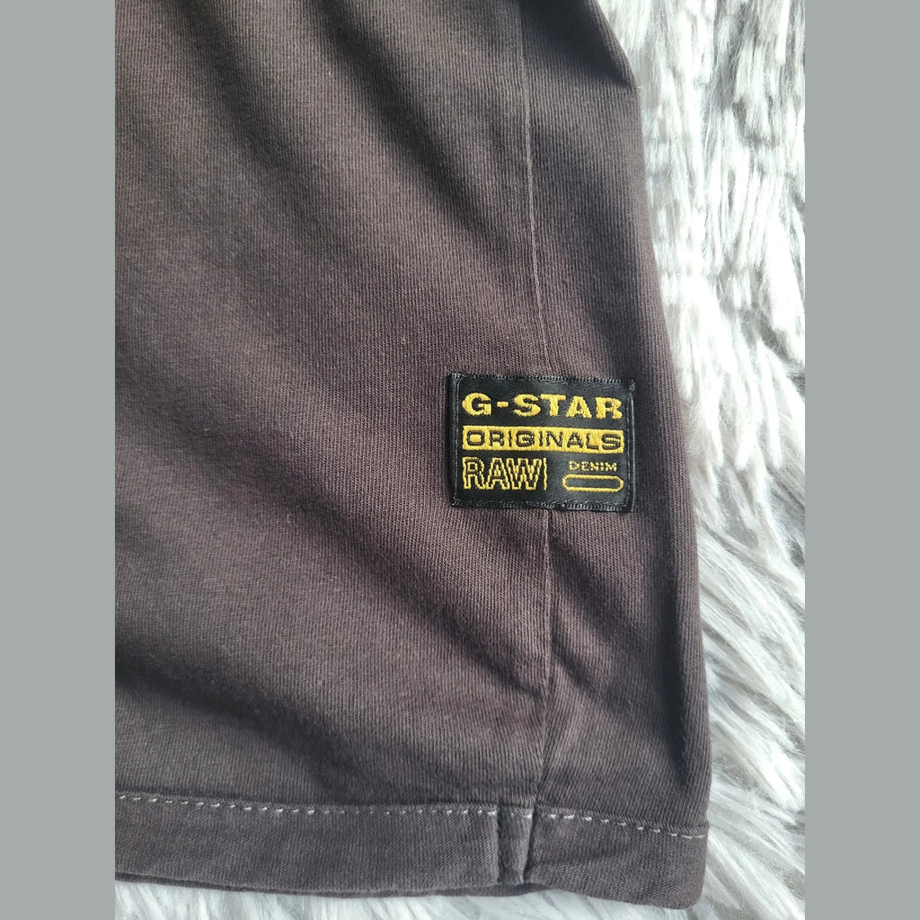 T-shirt G-Star Originals, marron, taille non indiquée, Fripes Sélect