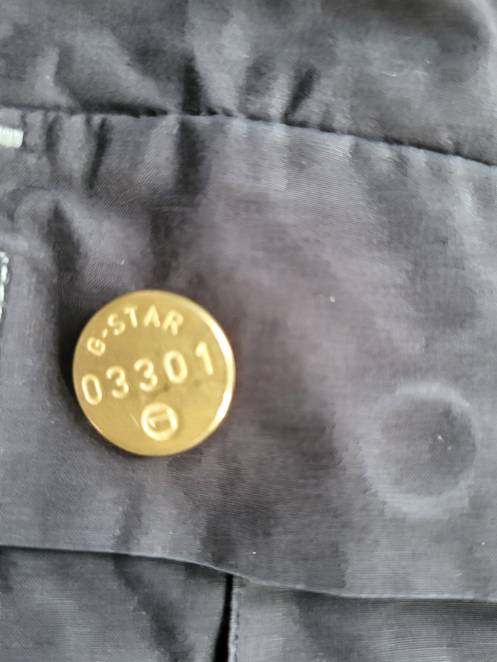 Chemise G-Star RAW 3301 Zippée - Utility Denim Noir - Taille L - Overshirt Veste Technique