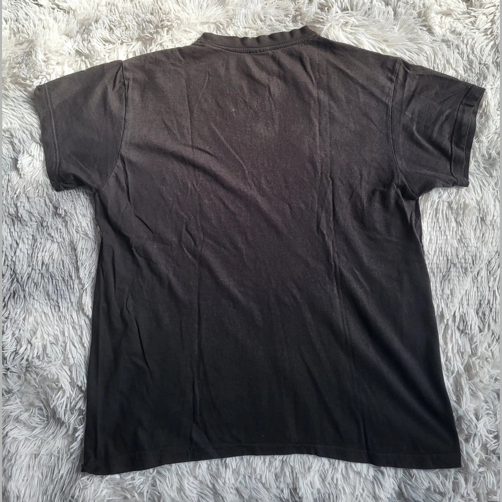 T-shirt Noir Zeeman 100% Coton – Taille M – Petit Prix / Idéal Complément de Lot