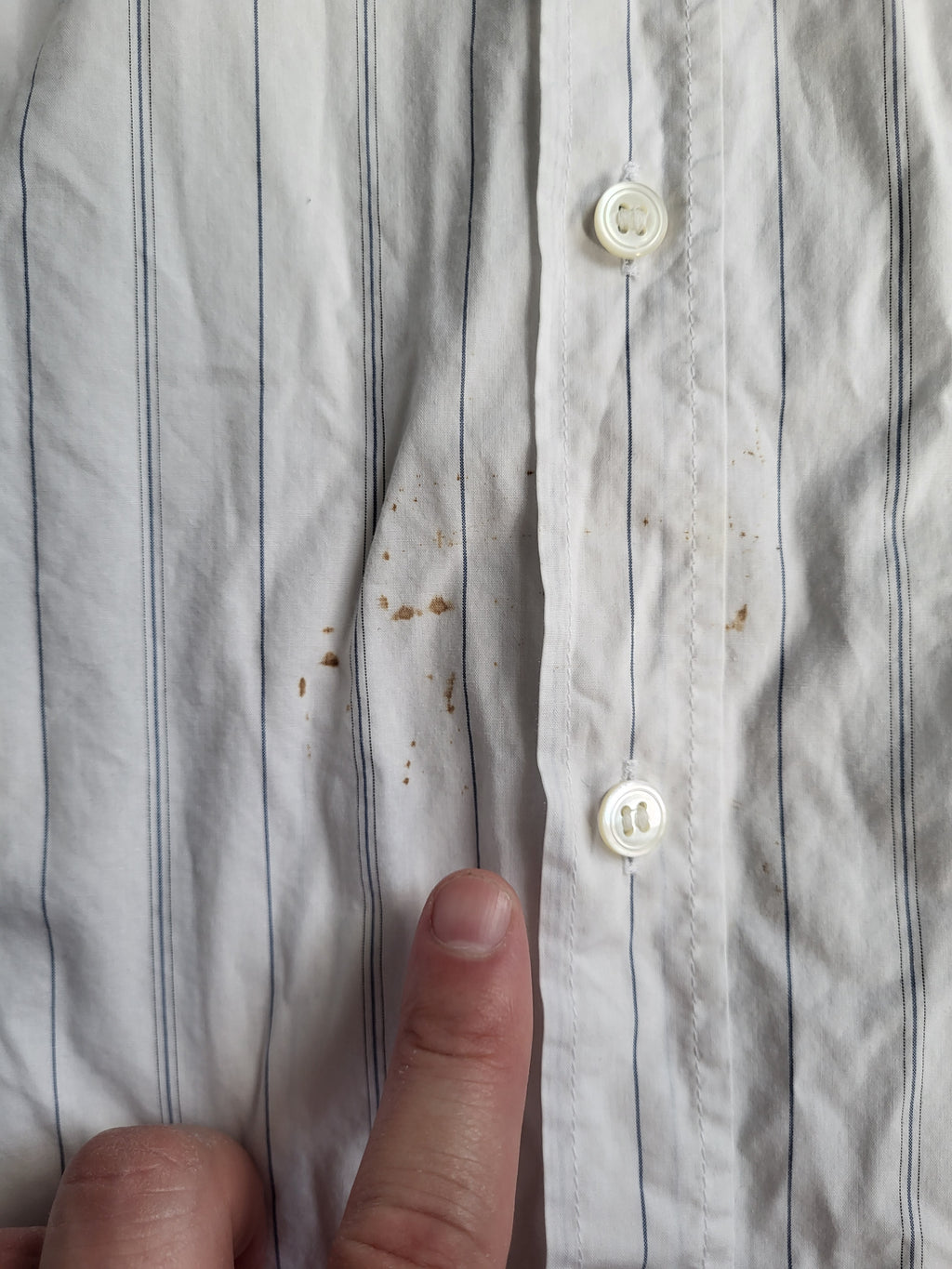 Chemise HUGO Hugo Boss Slim Fit - Rayures Bâtons Bleu/Gris - Taille XL